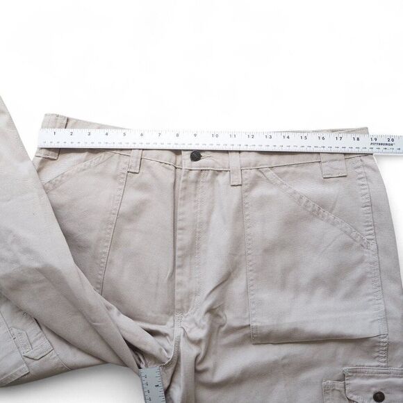 Blaklader 1670 1310 Brawny Work Pants with Knee Pad Pockets Stone Men's 42 x 30 - Picture 12 of 13